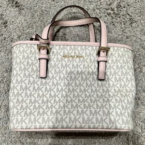 Michael Kors tote bag in Cream and Pink